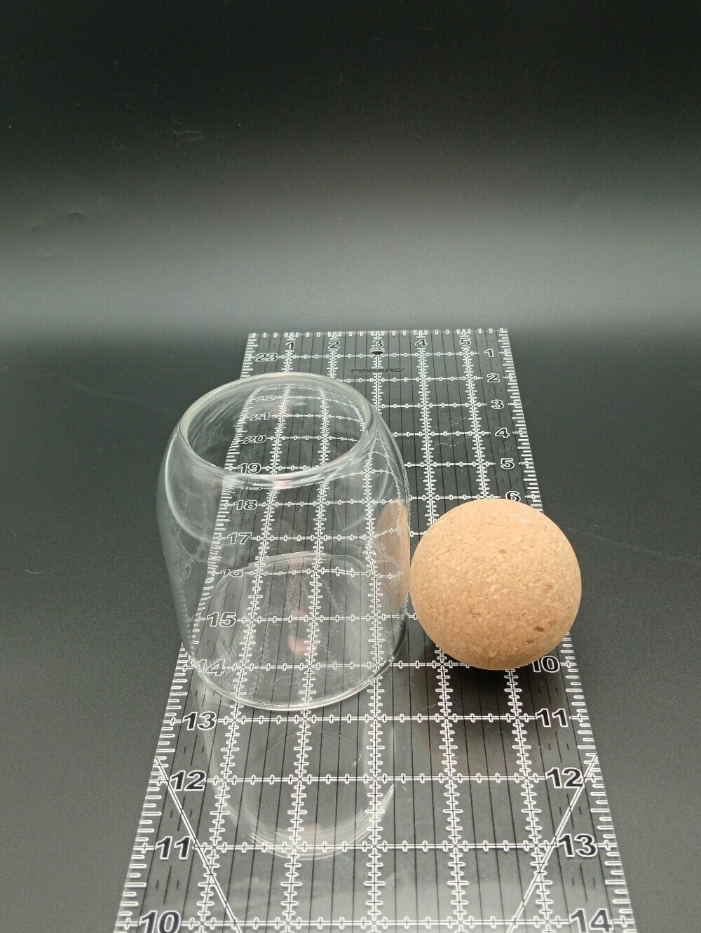 Cork Top Glass Jar - Clear Glass with Natural Cork Lid - Picture 5 of 8